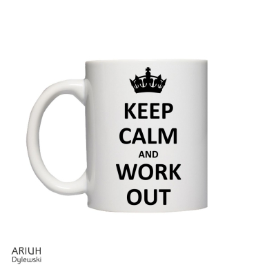 Kubek - Keep calm and work out